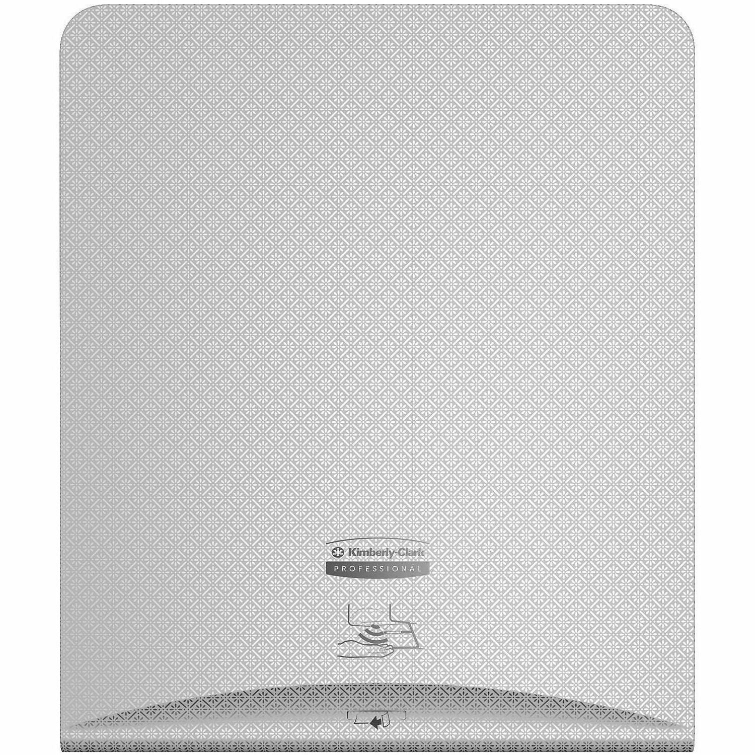 Kimberly-Clark Professional ICON Automatic Hard Roll Towel Dispenser Faceplate, Silver Mosaic, 15" x 12" x 1.5", 1 Each
