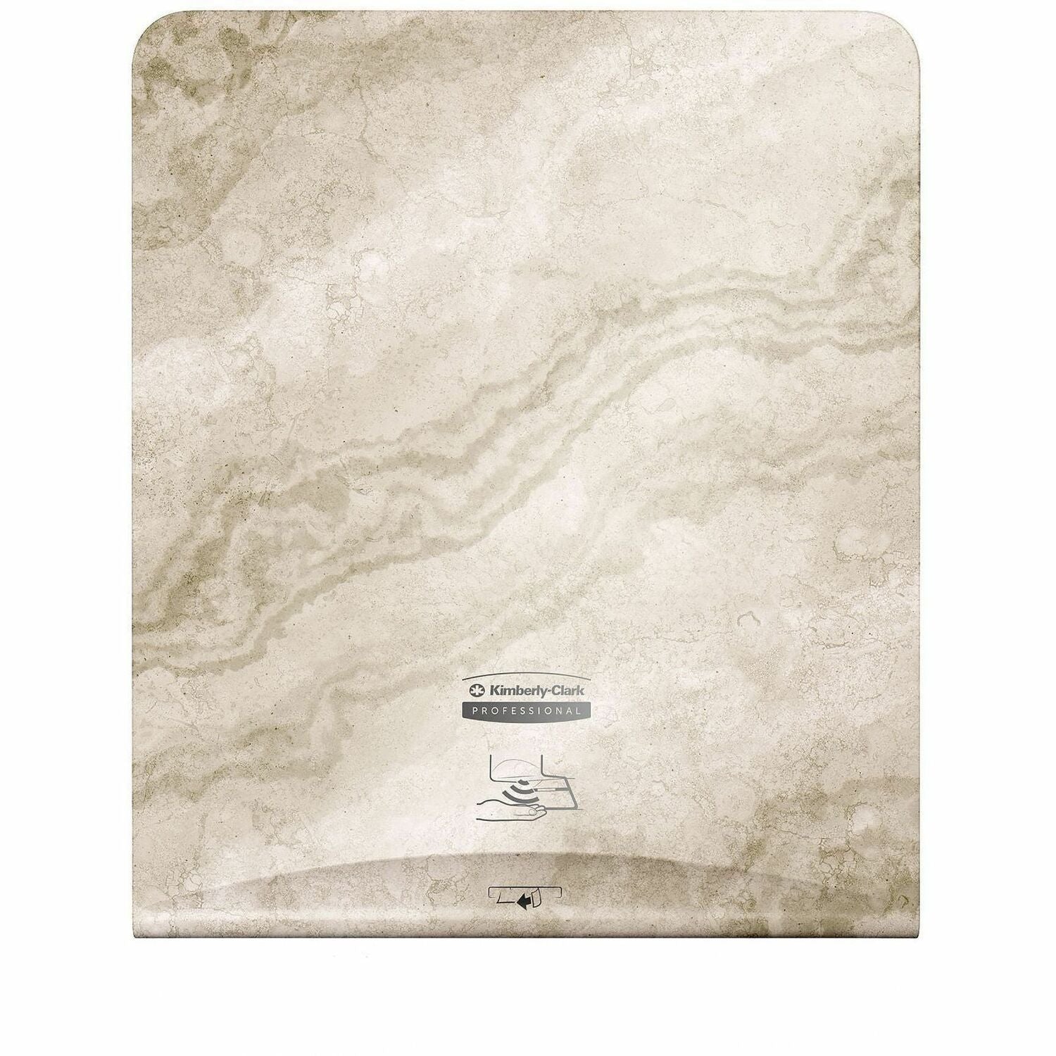 Kimberly-Clark Professional ICON Automatic Hard Roll Towel Dispenser Faceplate, Warm Marble, 15" x 12" x 1.5", 1 Each