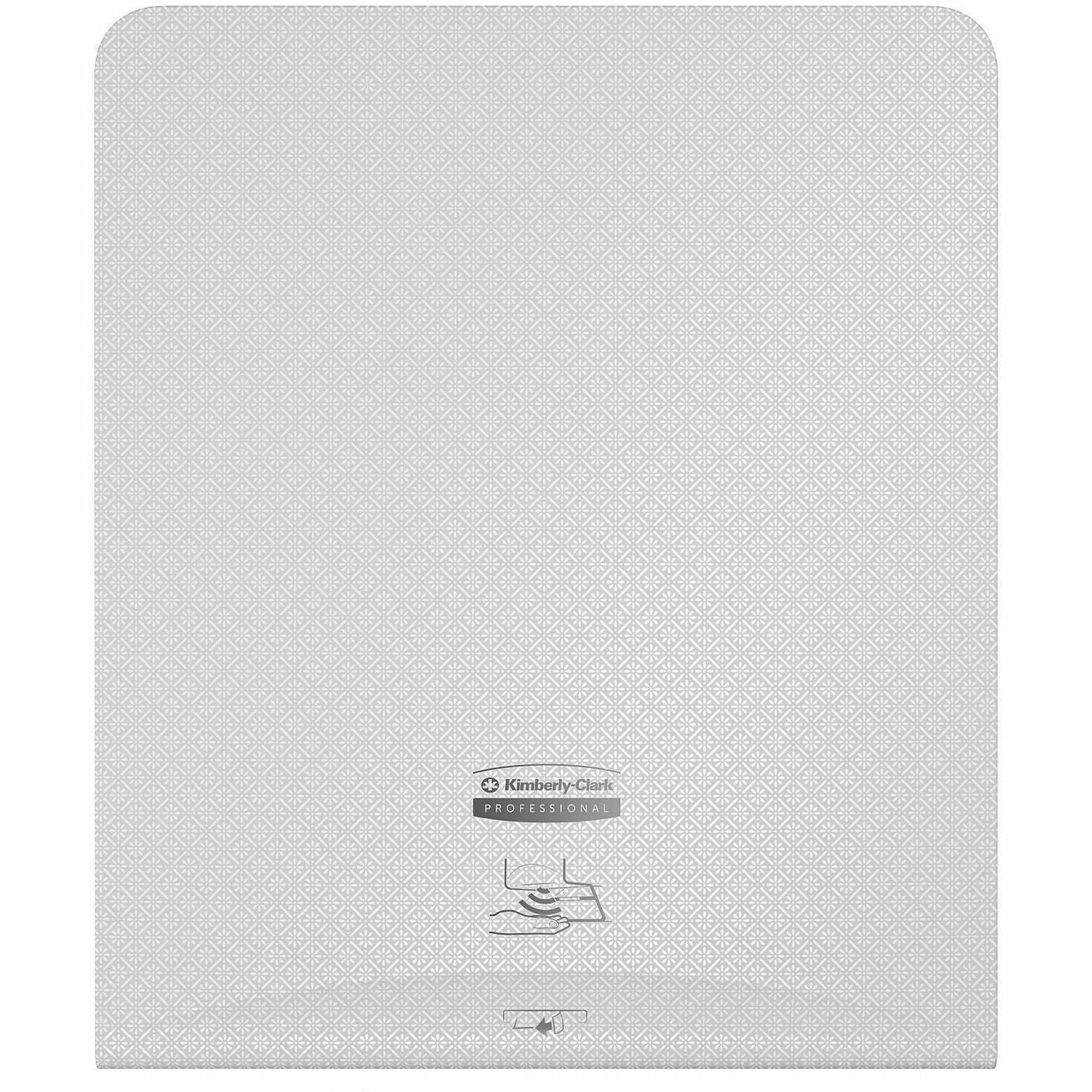 Kimberly-Clark Professional ICON Automatic Hard Roll Towel Dispenser Faceplate, White Mosaic, 15" x 12" x 1.5", 1 Each