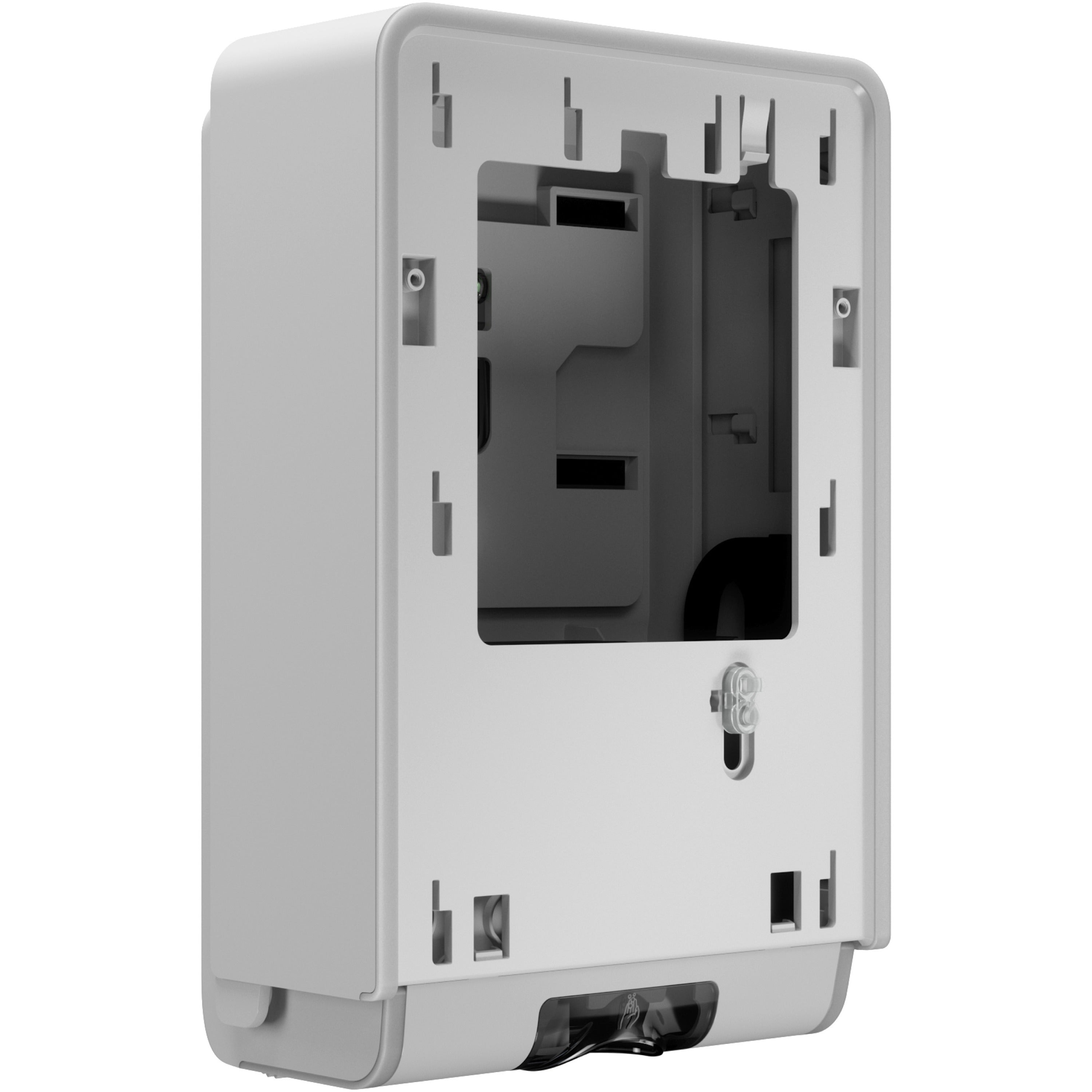 Automatic - Hygienic, Touch-free, Refillable, Push Button, Key Lock - Metal - 1 Each