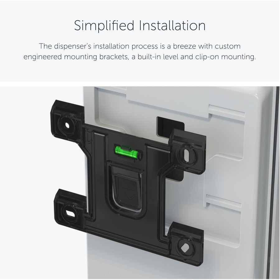 Automatic - Hygienic, Touch-free, Refillable, Push Button, Key Lock - Metal - 1 Each