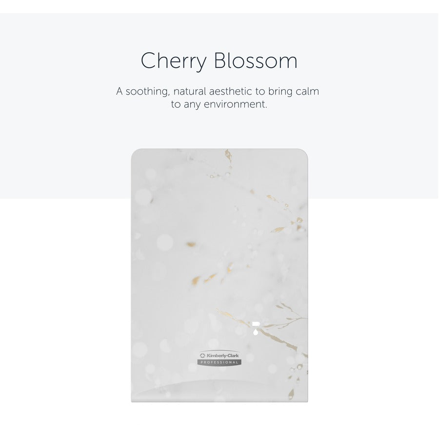 Kimberly-Clark Professional ICON Electronic Skin Care Dispenser Faceplate, Cherry Blossom, 10" x 7" x 1.5", 1 Each