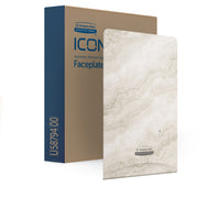 Kimberly-Clark Professional ICON Electronic Skin Care Dispenser Faceplate, Warm Marble, 10" x 7" x 1.5", 1 Each