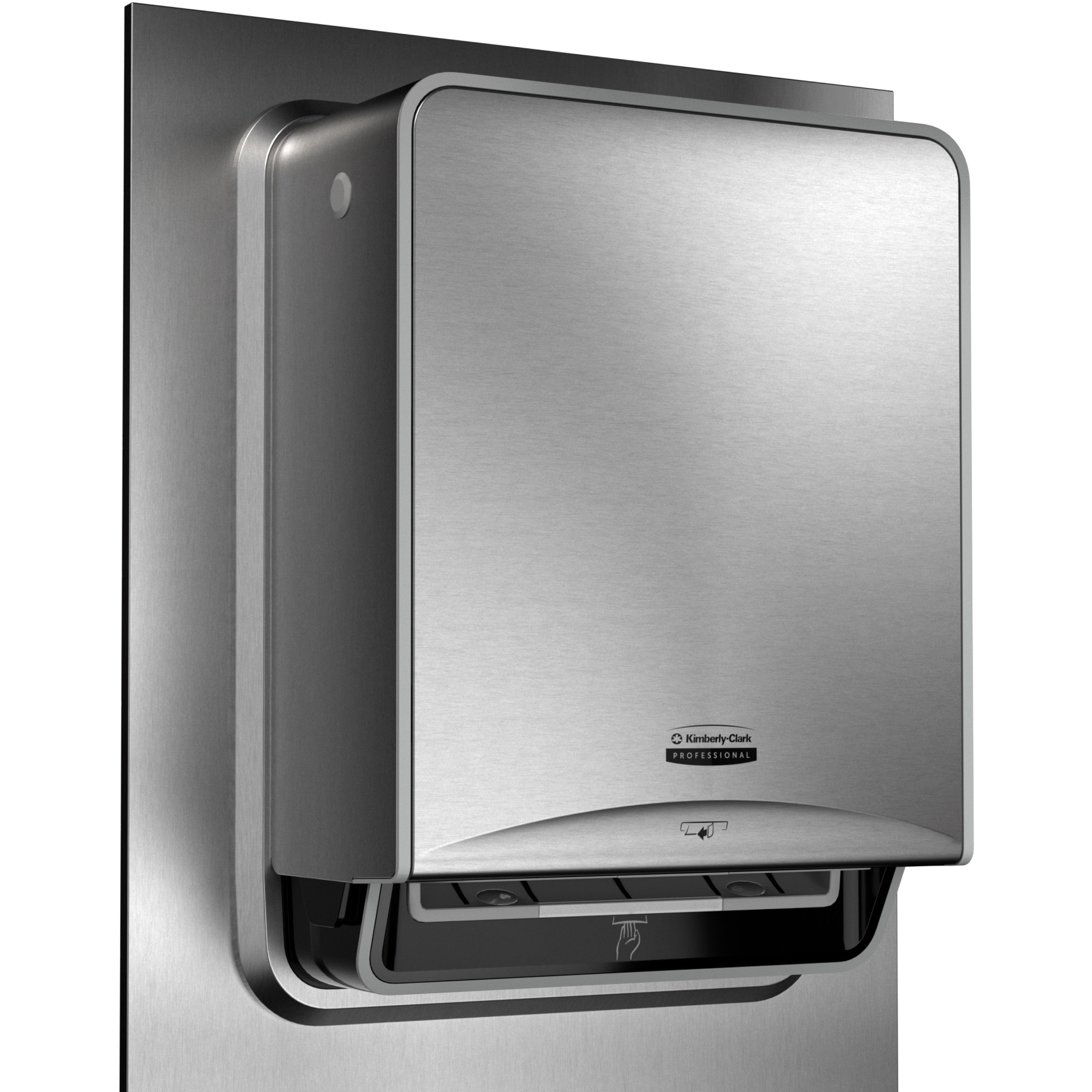Kimberly-Clark Professional ICON Automatic Roll Towel Recessed Dispenser Housing, Stainless Steel, 1 Each