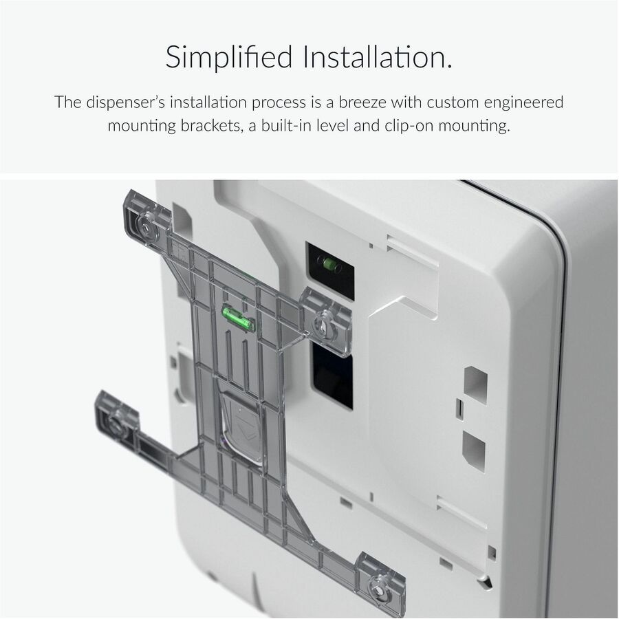 Kimberly-Clark Professional ICON Auto Roll Towel Dispenser - Touchless Dispenser - 16.5" Height x 12.4" Width x 10.2" Depth - Silver Mosaic - Automatic, Hinged, Jam-free, Key Lock, Push Button, Long Lasting - 1 Each