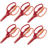 Fiskars Preschool Training Scissors - Left/Right - Metal - Blunted Tip - Bright Assorted - 6 / Carton