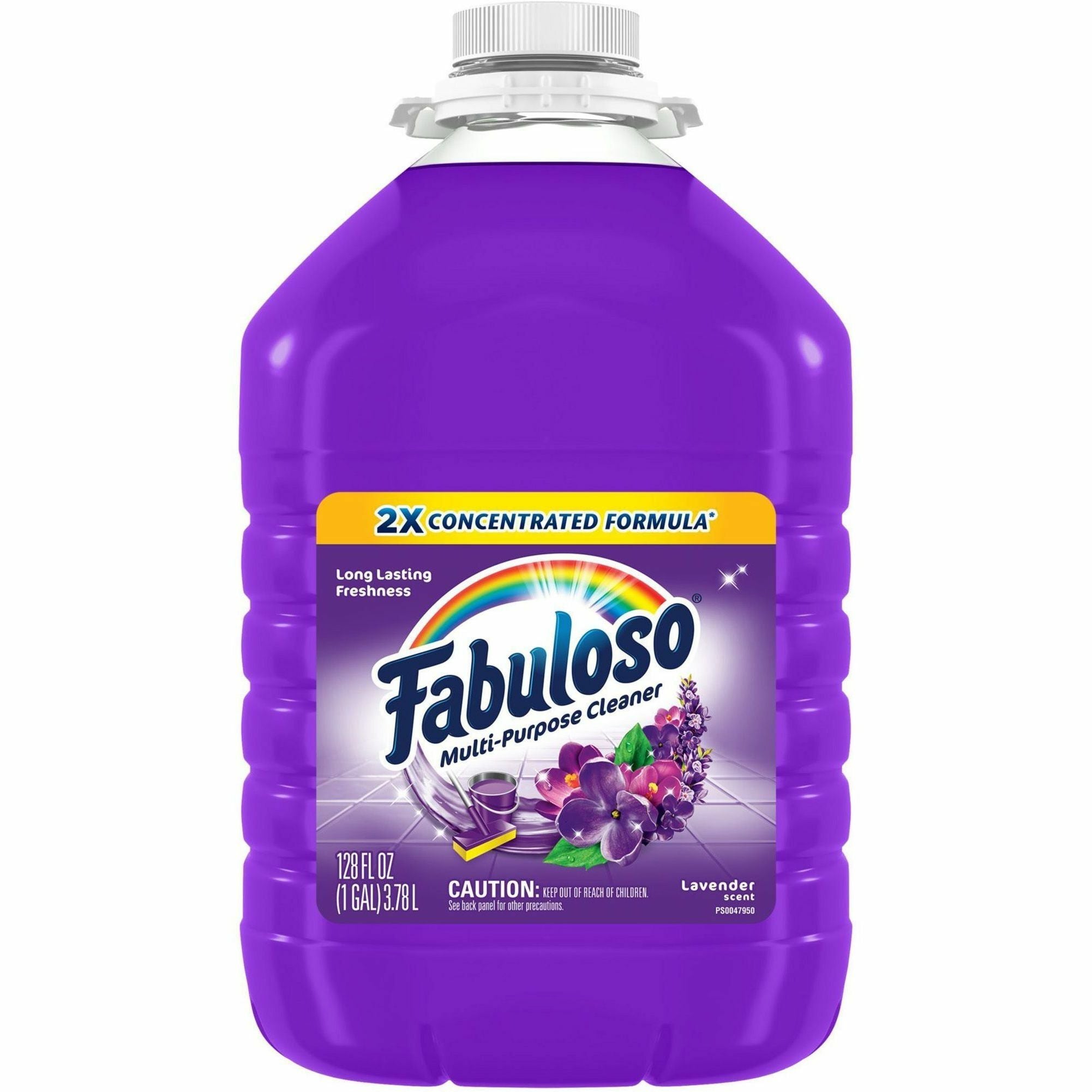 Fabuloso All-Purpose Cleaner - 128 fl oz (4 quart) - Lavender Scent - Rinse-free, Residue-free, Long Lasting - Purple - 4 / Carton
