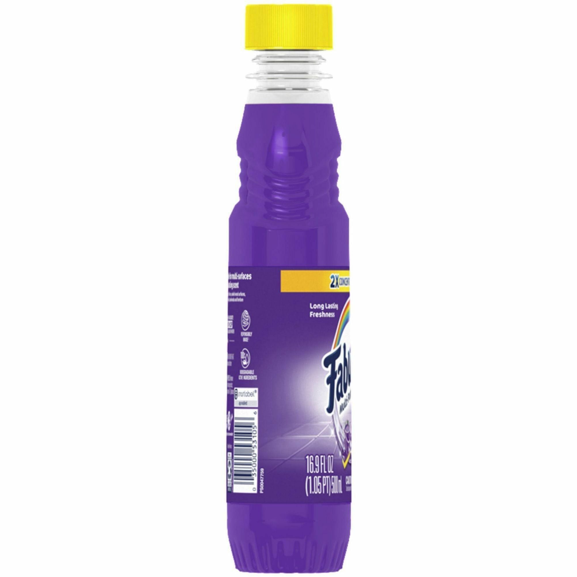 Fabuloso All-Purpose Cleaner - 16.9 fl oz (0.5 quart) - Lavender Scent - Residue-free, pH Neutral, Rinse-free, Long Lasting - Lavender - 24 / Carton