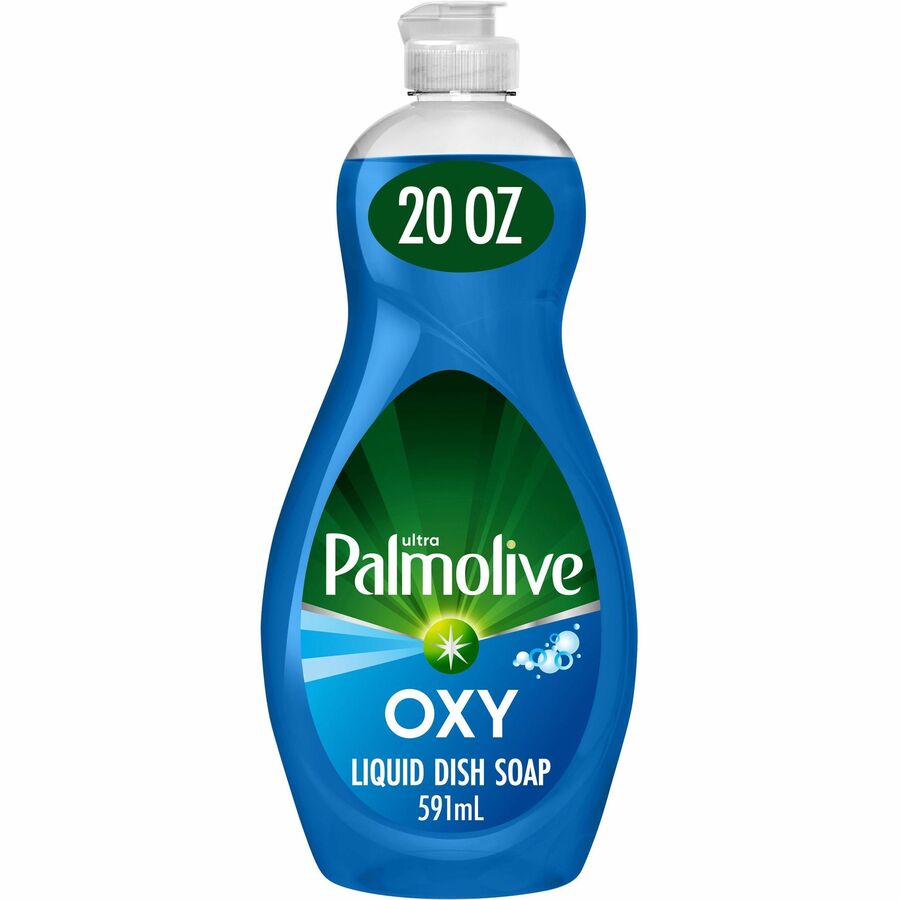 Palmolive Ultra Dish Soap Oxy Degreaser - Concentrate - 20 fl oz (0.6 quart) - Residue-free, Dry Resistant, Eco-friendly, Biodegradable, Phosphate-free, Paraben-free - Blue - 9 / Carton