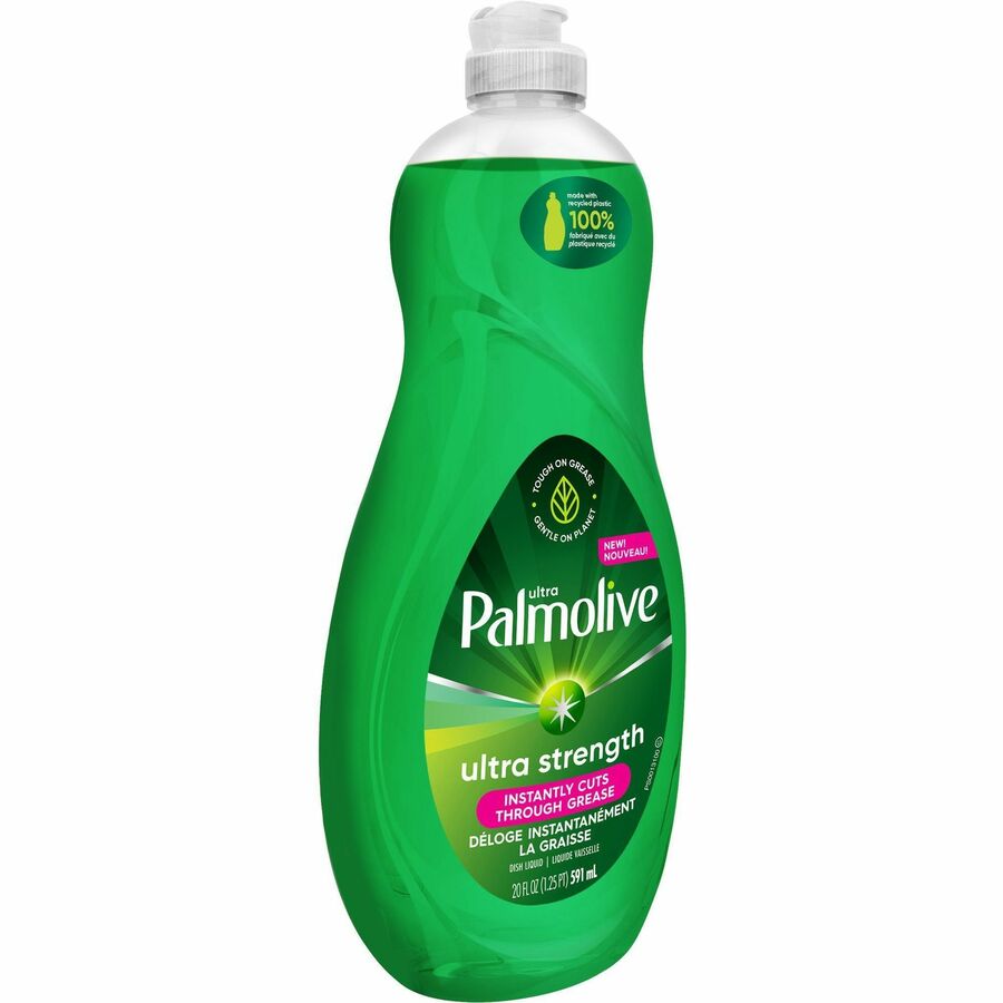 Palmolive Original Ultra Liquid Dish Soap, 20 fl oz, Biodegradable, Phosphate-free, Paraben-free, Eco-friendly, Green, 9 per Carton