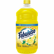 Fabuloso Multi-Purpose Cleaner, Lemon Scent, Rinse-Free, Residue-Free, Long Lasting, Yellow, 56 fl oz, 1 Bottle