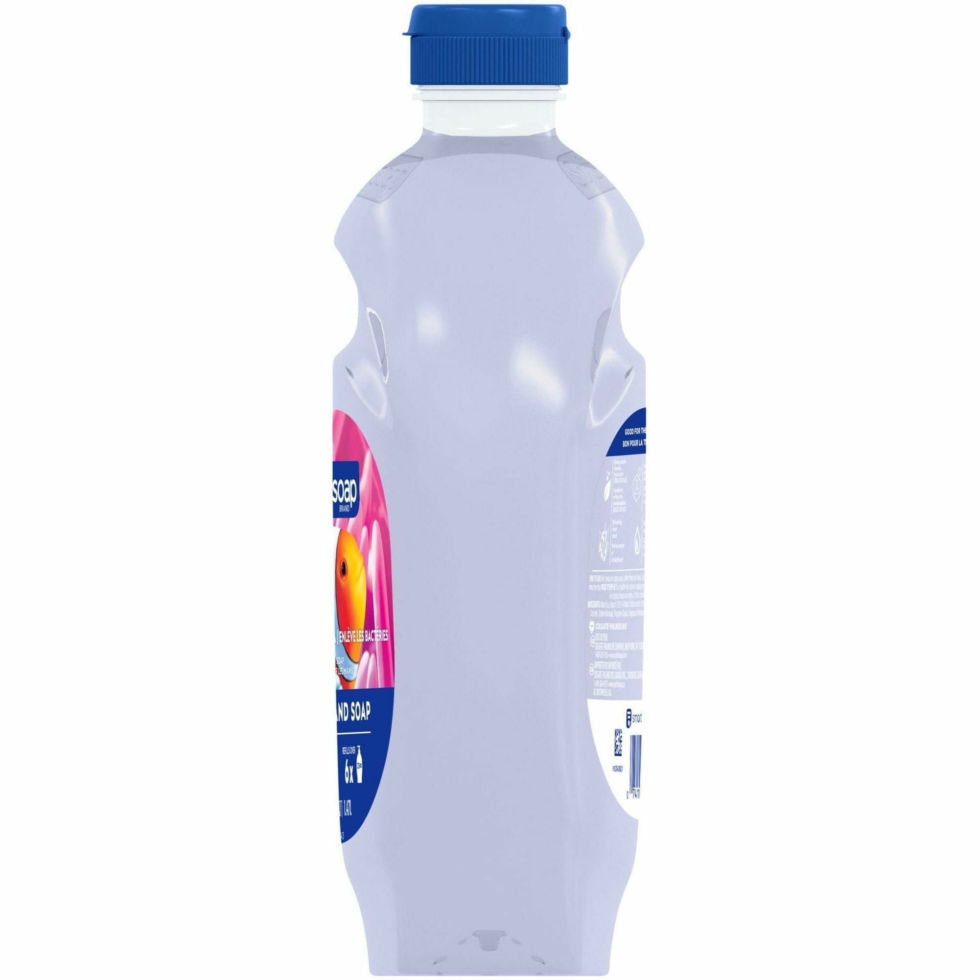 Softsoap Aquarium Design Liquid Hand Soap, Fresh Scent, 1.56 Quart, Clear, Moisturizing, Paraben-Free, Phthalate-Free, pH Balanced, Biodegradable, Refillable, 6/Carton