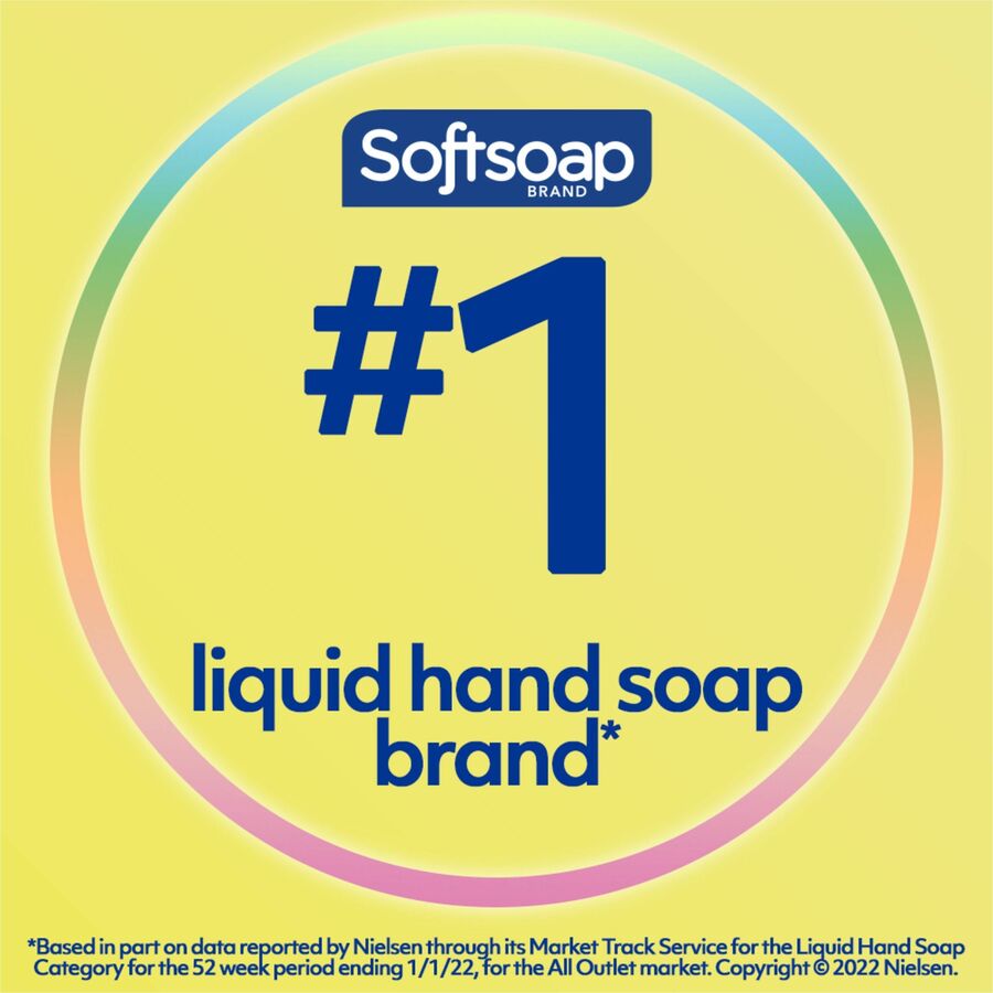 Softsoap Antibacterial Soap Pump, Fresh Citrus Scent, 11.25 fl oz, Green, Pump Bottle, Moisturizing, Refillable, Paraben-free, Phthalate-free, pH Balanced, Biodegradable, Recyclable, 6/Carton
