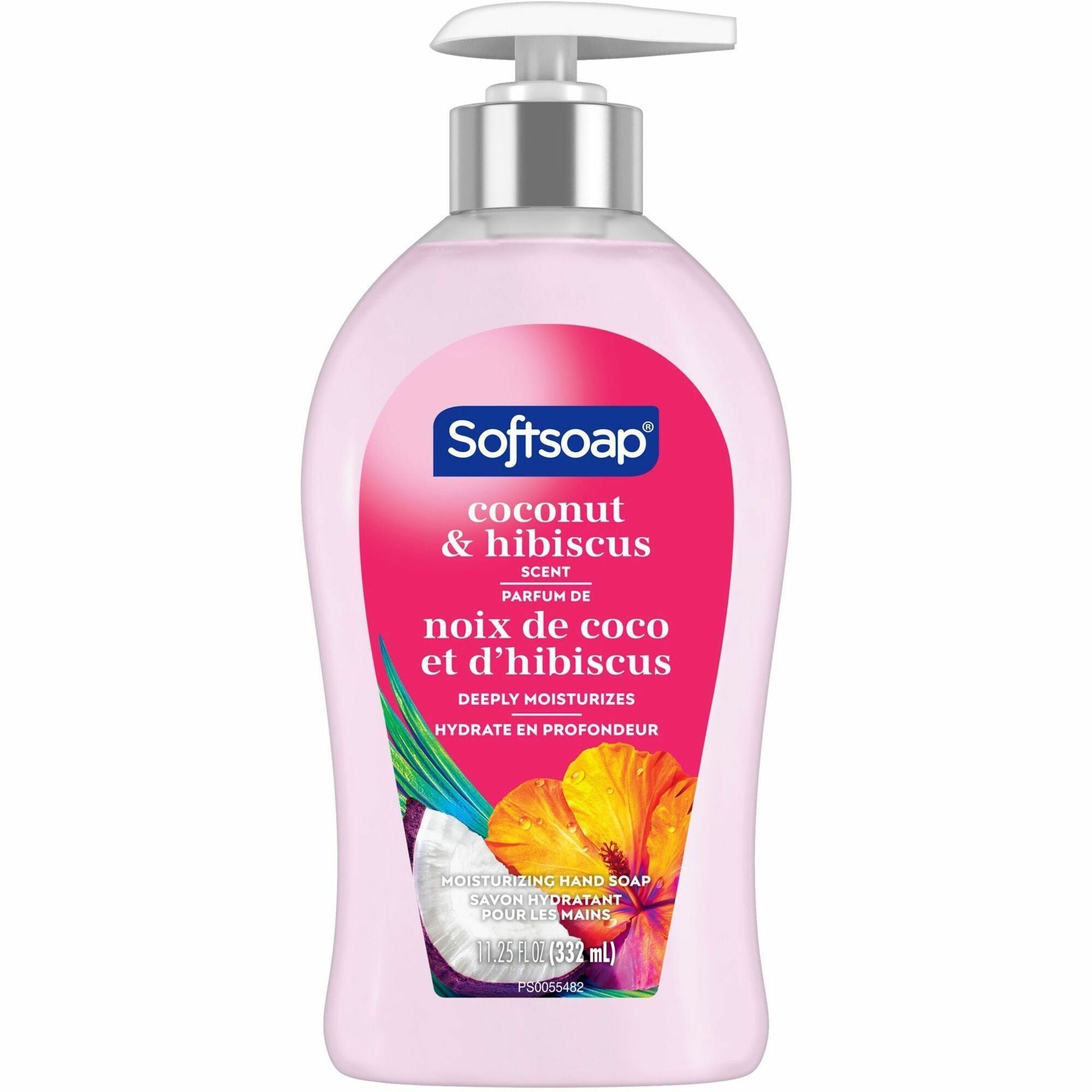 Coconut & Hibiscus Scent - 11.25 fl oz - Pump Bottle Dispenser - Bacteria Remover, Dirt Remover - Hand, Skin - Moisturizing - Refillable, Recyclable, Paraben-free, Phthalate-free, Biodegradable - 1 Each
