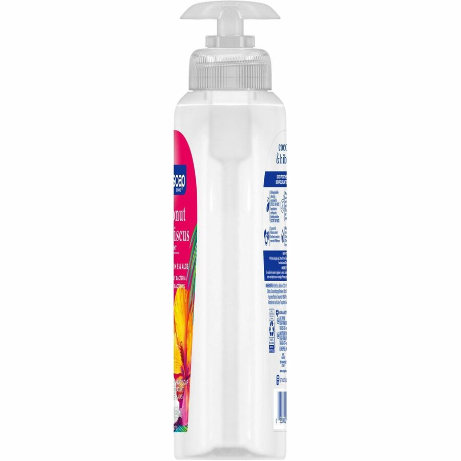 Coconut & Hibiscus Scent - 11.25 fl oz - Pump Bottle Dispenser - Bacteria Remover, Dirt Remover - Hand, Skin - Moisturizing - Refillable, Recyclable, Paraben-free, Phthalate-free, Biodegradable - 1 Each