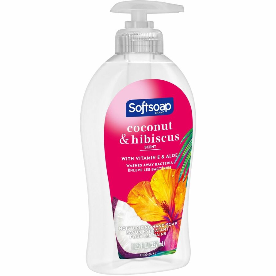 Coconut & Hibiscus Scent - 11.25 fl oz - Pump Bottle Dispenser - Bacteria Remover, Dirt Remover - Hand, Skin - Moisturizing - Refillable, Recyclable, Paraben-free, Phthalate-free, Biodegradable - 1 Each