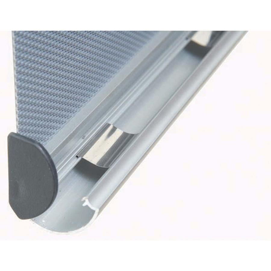 Seco Mitred Snap Frame, 8.50" x 11", Rectangle, Dual-sided, Durable Aluminum, Silver, 1 Each