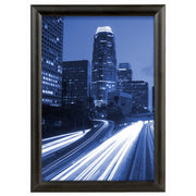 Seco Classic Snap Frame, 12" x 18", Rectangle, Black Aluminum, 1 Each