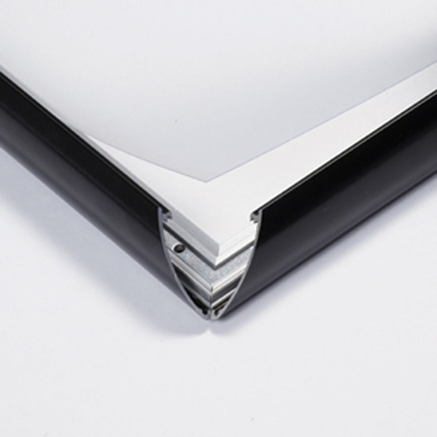 Seco Classic Snap Frame, 27" x 40", Rectangle, Black Aluminum, 1 Each