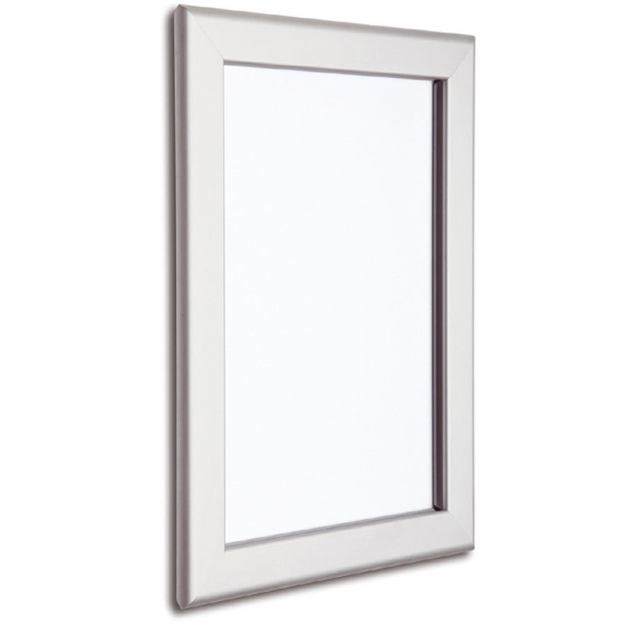 Seco Classic Snap Frame, 36" x 48", Rectangle, Black Aluminum, Silver, 1 Each