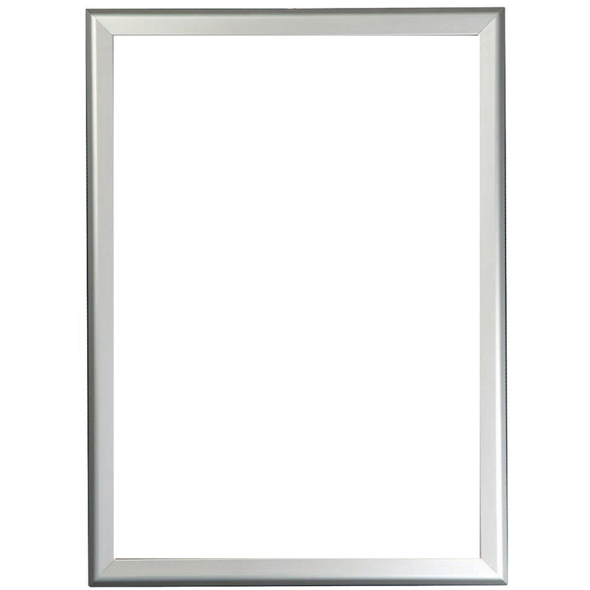 Seco Classic Snap Frame, 36" x 48", Rectangle, Black Aluminum, Silver, 1 Each