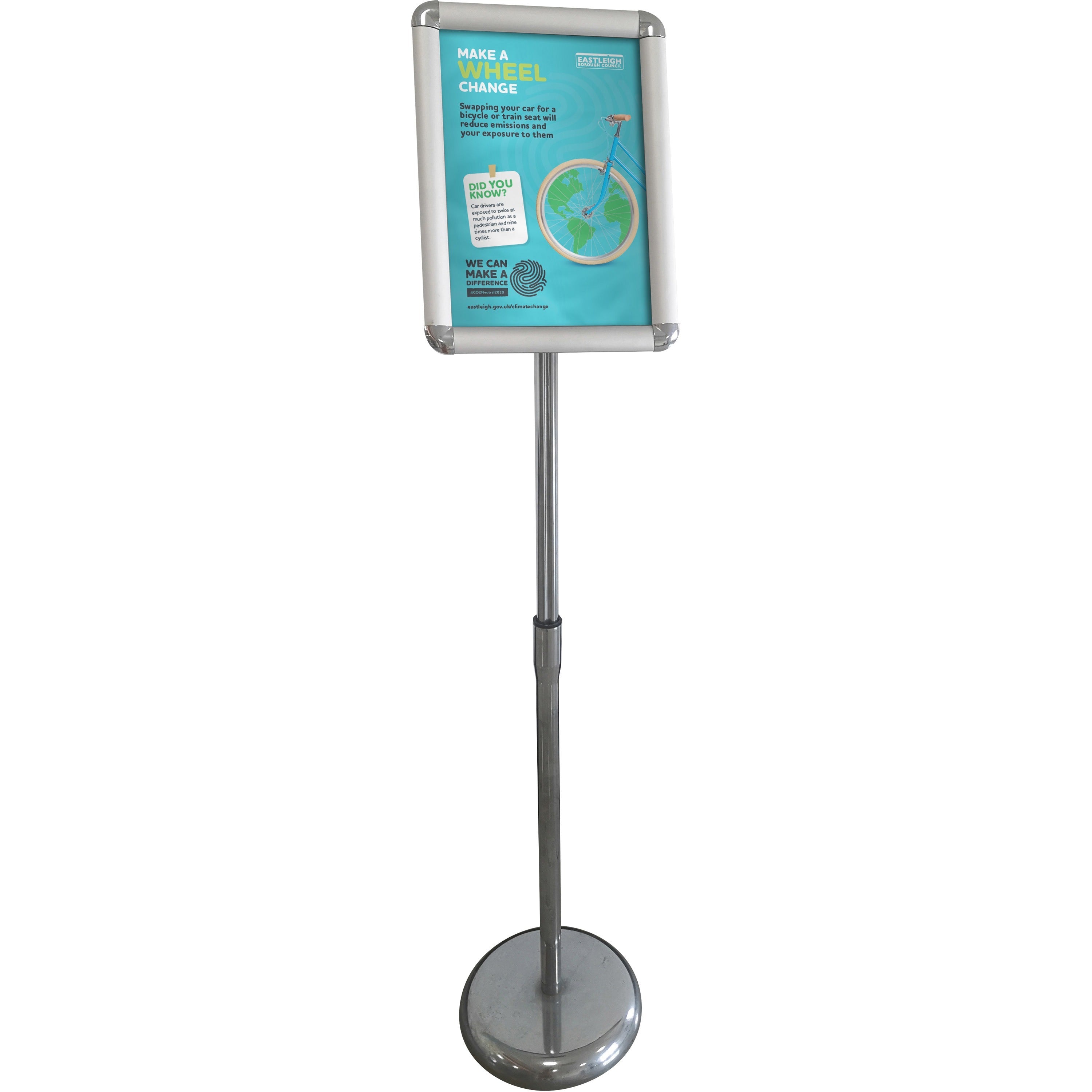 Seco Height-adjustable Menuboard - 11" Width x 8.5" Height - Rectangular Shape - Adjustable Height - 1 Each