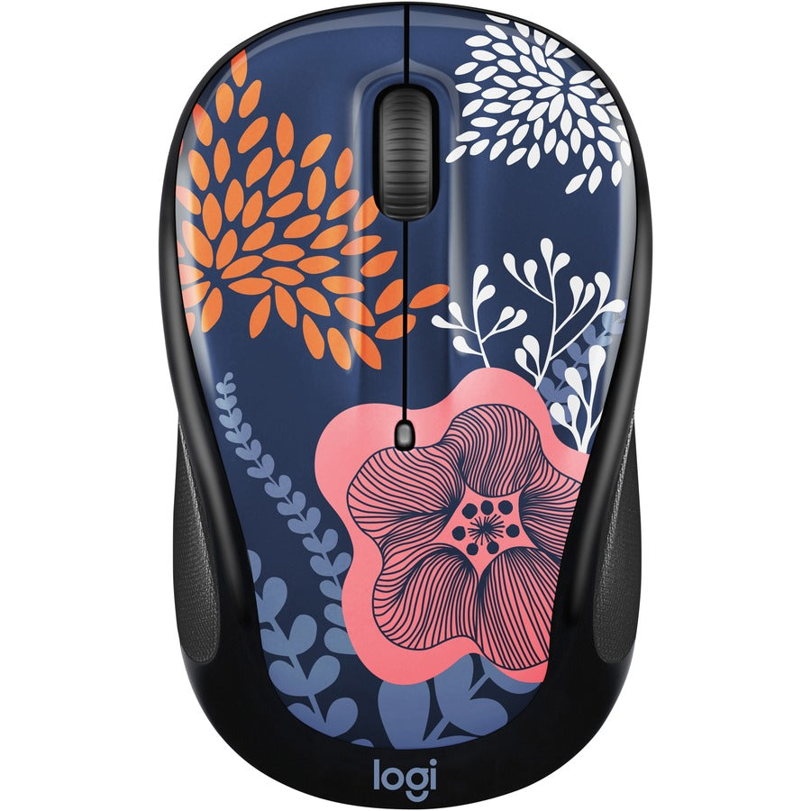 Logitech Design Collection Limited Edition Wireless Mouse - Travel Mouse - Optical - Wireless - Radio Frequency - 2.40 GHz - USB - 1200 dpi - Scroll Wheel - 3 Button(s) - Small Hand/Palm Size - Symmetrical - 1 Each