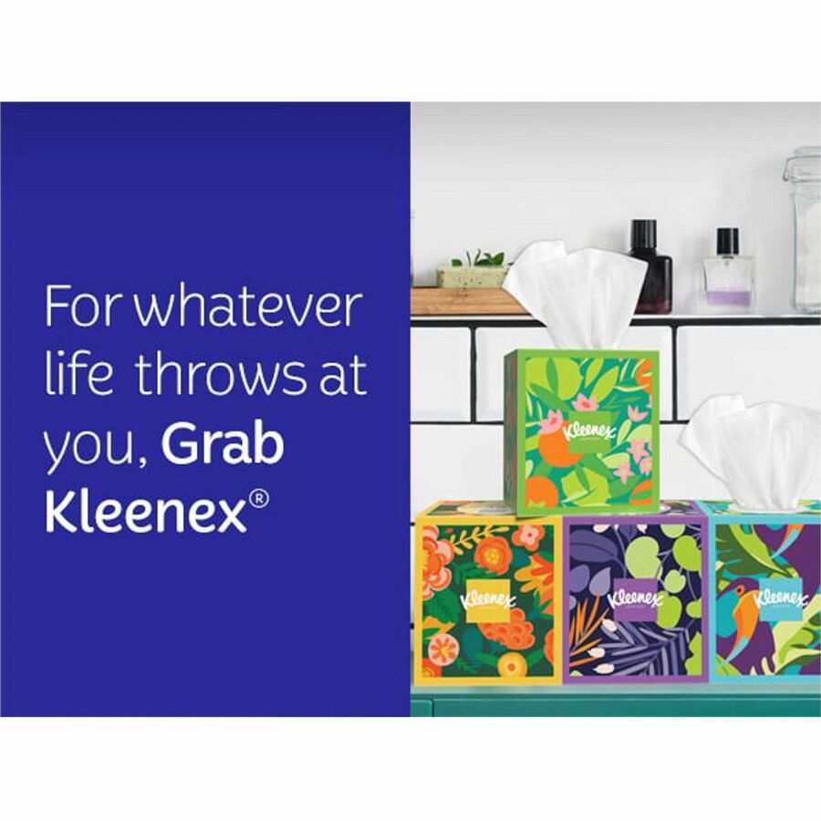 Kleenex Ultra Soft Tissues - 3 Ply - WhiteBox - 65/Box - 1 Each