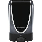 SC Johnson TouchFREE Ultra Dispenser - Automatic - 1.27 quart Capacity - Support 4 x D Battery - Compact, Touch-free, Locking Mechanism, Wear Resistant, Tear Resistant, Wall Mountable - Black - 1 Each