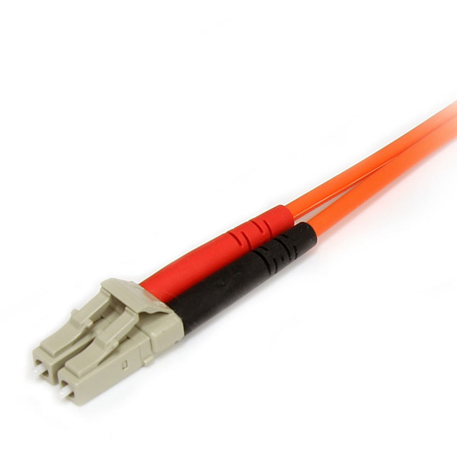 StarTech.com Fiber Optic Duplex Patch Network Cable - 16.40 ft Fiber Optic Network Cable for Network Device - First End: 2 x LC Network - Male - Second End: 2 x SC Network - Male - 10 Gbit/s - Patch Cable - LSZH - 62.5/125 &micro;m - Orange - 1 Each