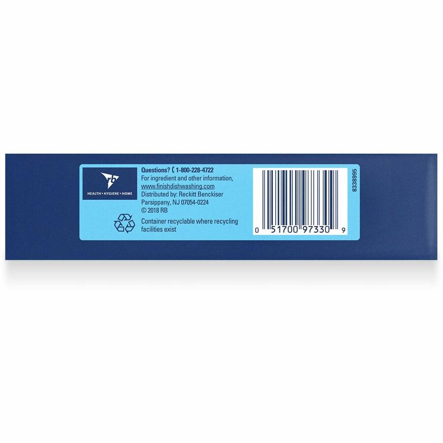 Finish Powerball Dishwasher Tabs - Fresh Scent - Chlorine-free, Easy to Use - Multi - 94 / Box