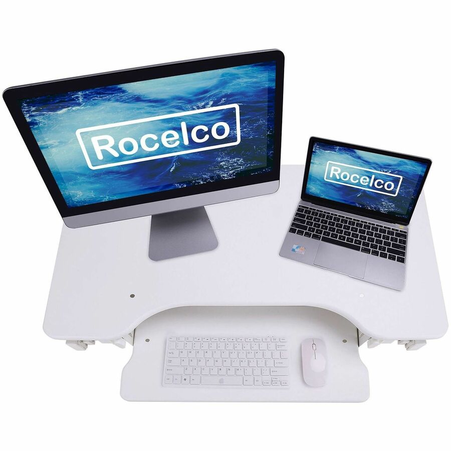 Rocelco EADRW- Sit Stand Desk Riser