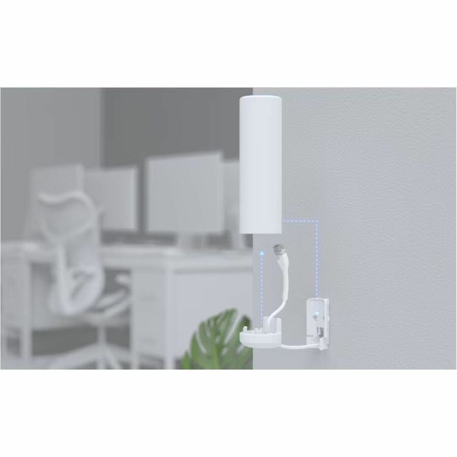 Ubiquiti - Networks Wireless Dual-Band Wi-Fi 6 Mesh Access Point U6-Mesh-US - White