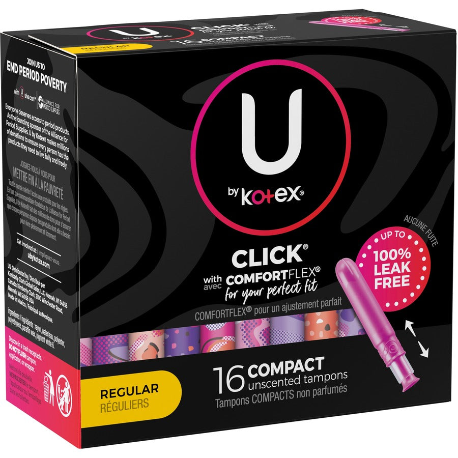 Kimberly-Clark U by Kotex Click Tampon Regular