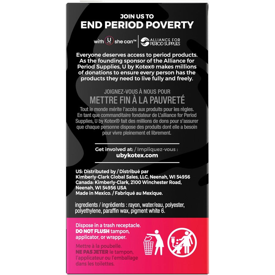 Kimberly-Clark U by Kotex Click Tampon Regular