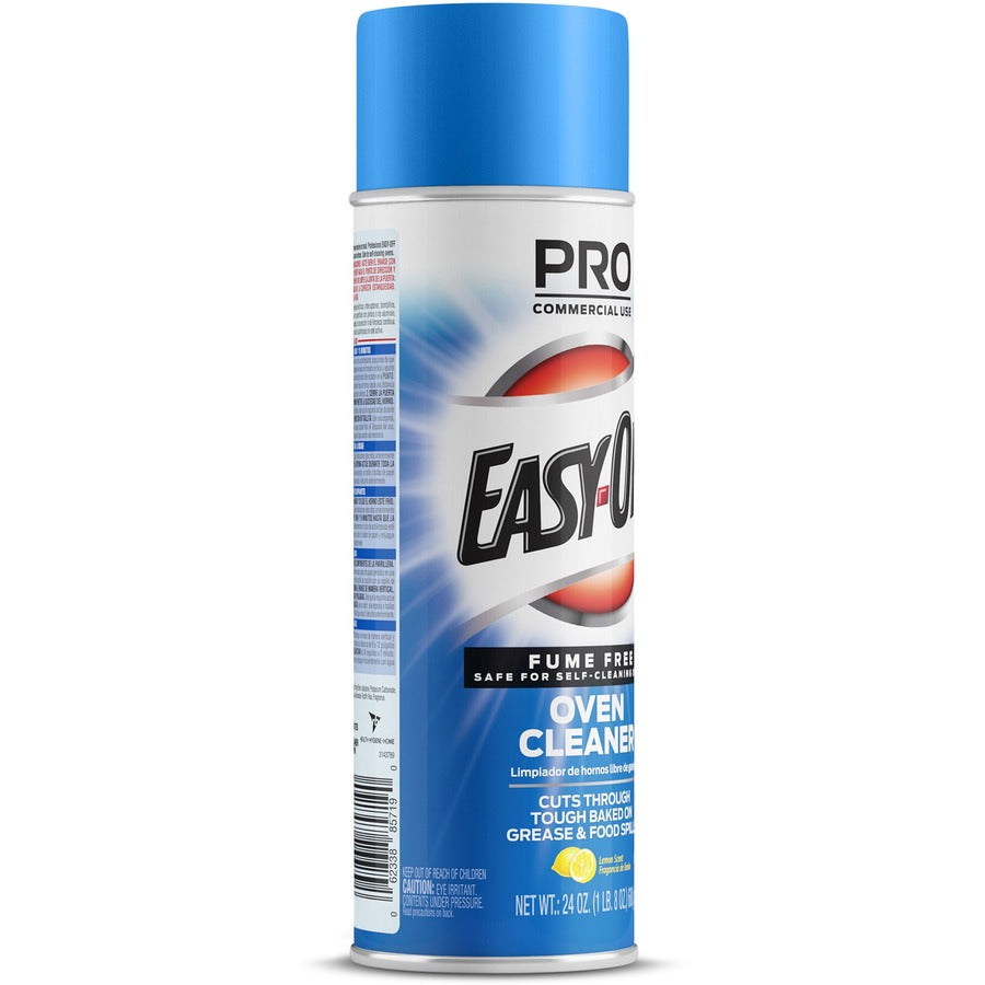 Professional Easy-Off Fume Free Over Cleaner - 24 oz (1.50 lb) - Lemon Scent - Fume-free - White - 1 Each