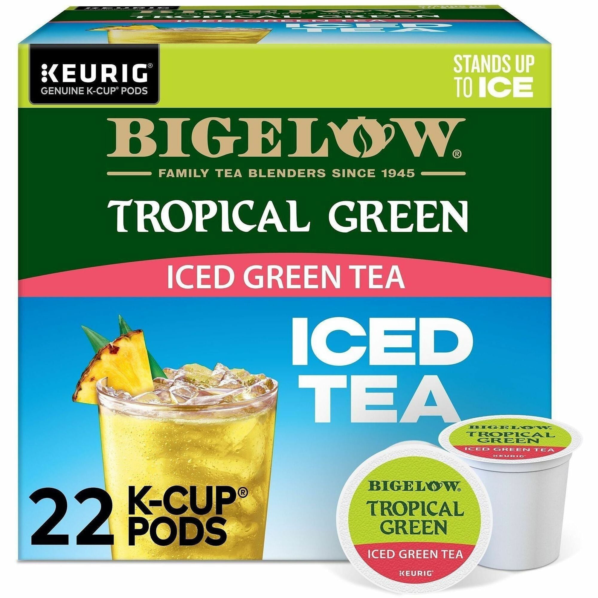 Compatible with Keurig Brewer - Green Tea - 22 / Box