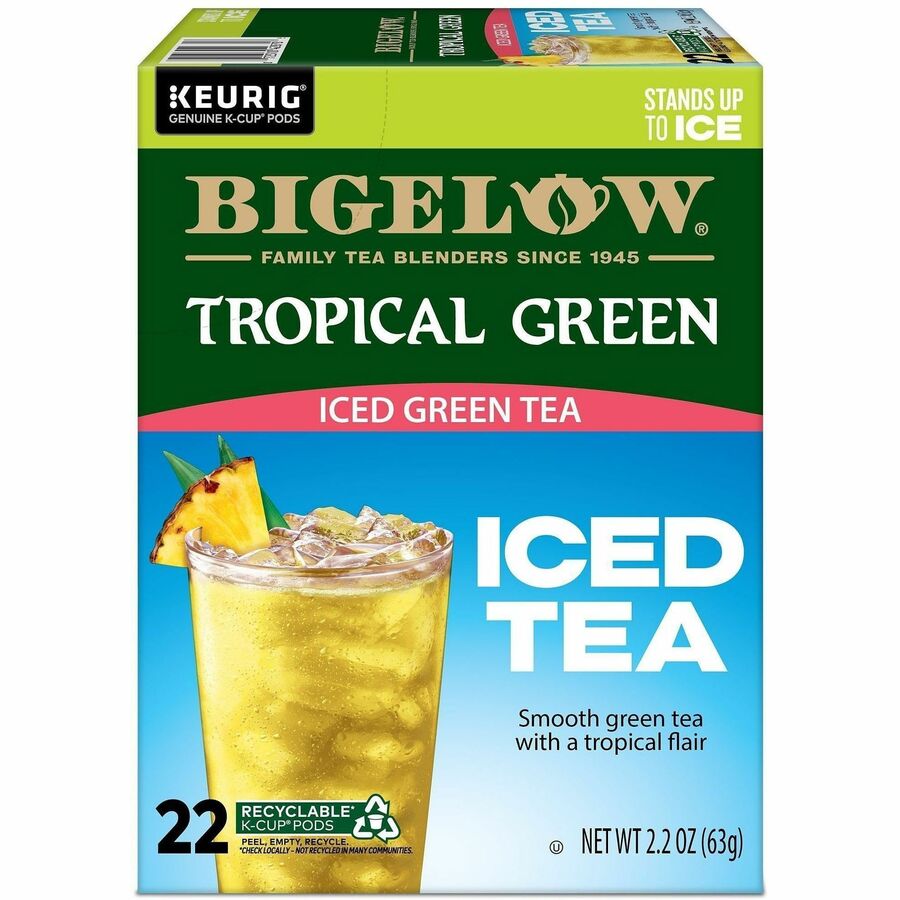 Compatible with Keurig Brewer - Green Tea - 22 / Box
