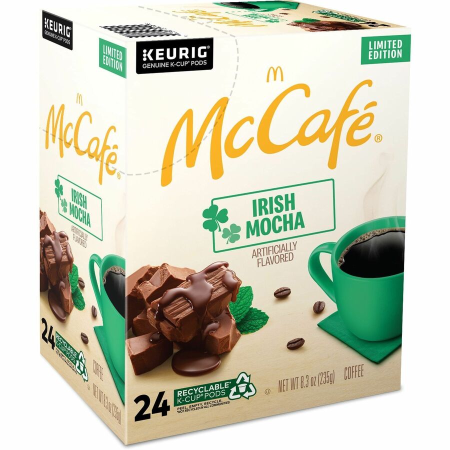 McCaf&eacute;&reg; K-Cup Irish Mocha - Compatible with K-Cup Brewer - Light - K-Cup - Irish Mocha - 24 / Box