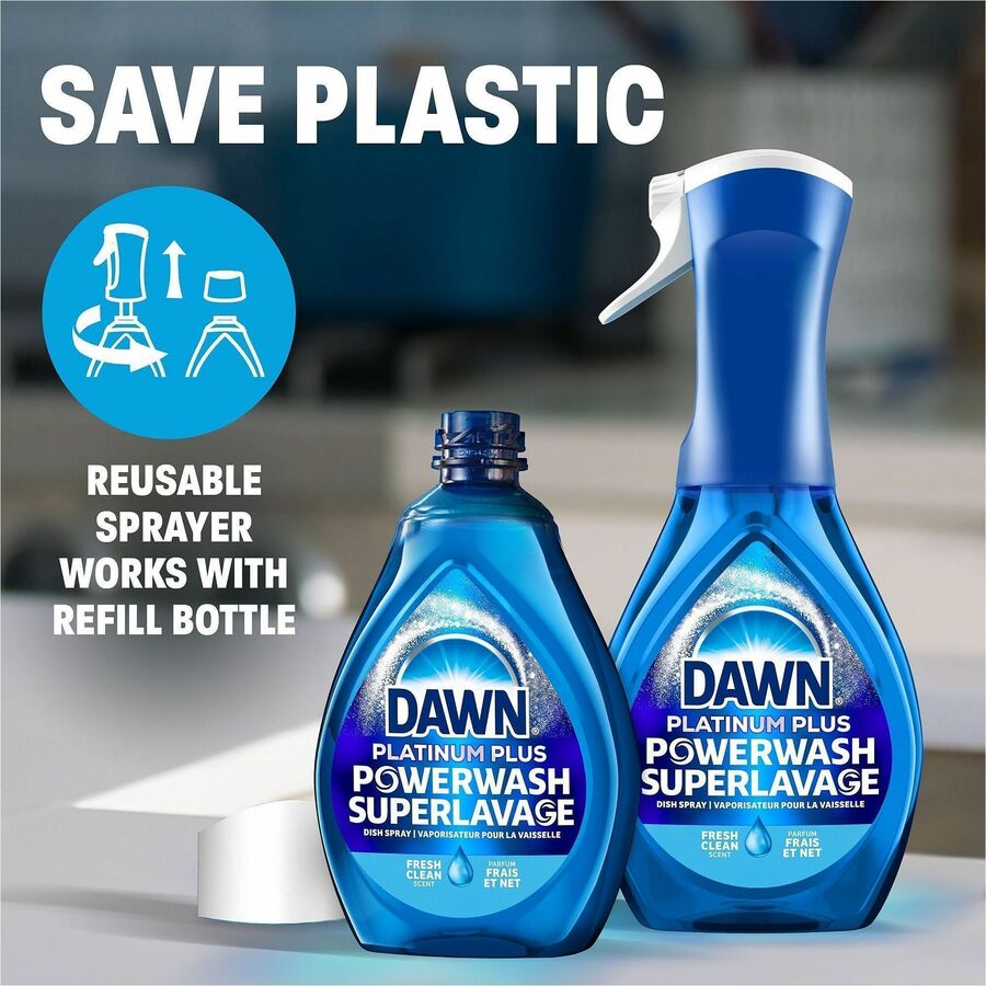 16 fl oz (0.5 quart) - Fresh Scent - Biodegradable, Refillable - 1 Bottle