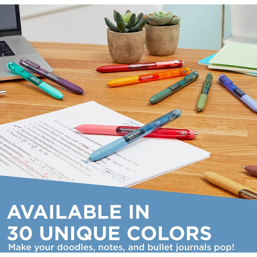 Paper Mate InkJoy Gel Pen - Retractable - Black Ink - Gel-based - 36 / Box