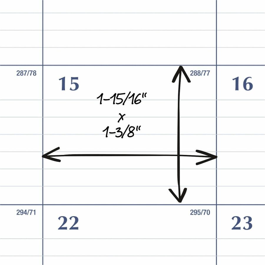 Cambridge Basic 2025-2026 Monthly Desk Pad Calendar, Standard, 21 3/4" x 17"