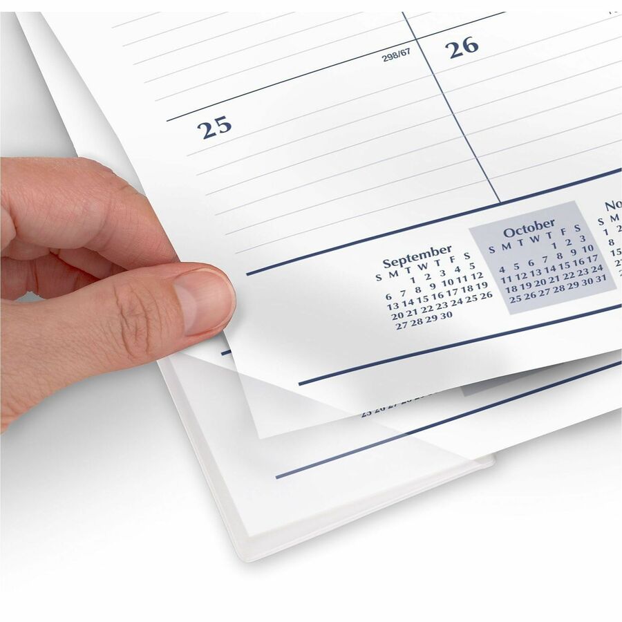 Cambridge Basic 2025-2026 Monthly Desk Pad Calendar, Standard, 21 3/4" x 17"