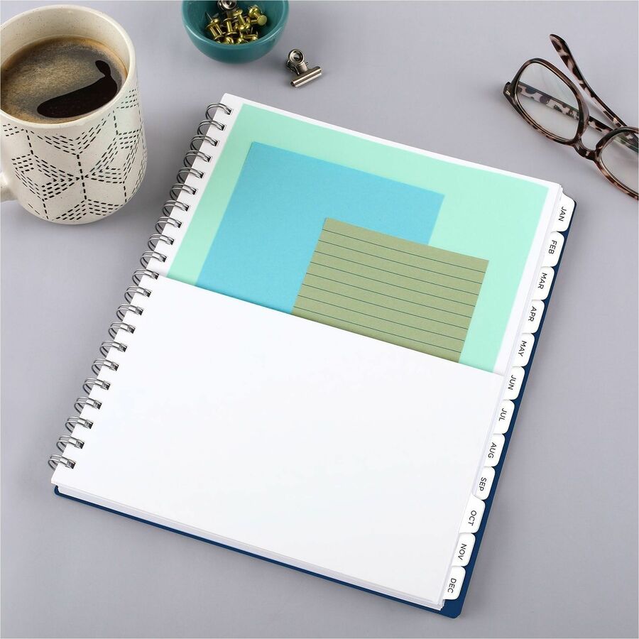 Mead 2022-2023 BIG PLANS Weekly Monthly Planner, Navy, Large, 8 1/2" x 11"