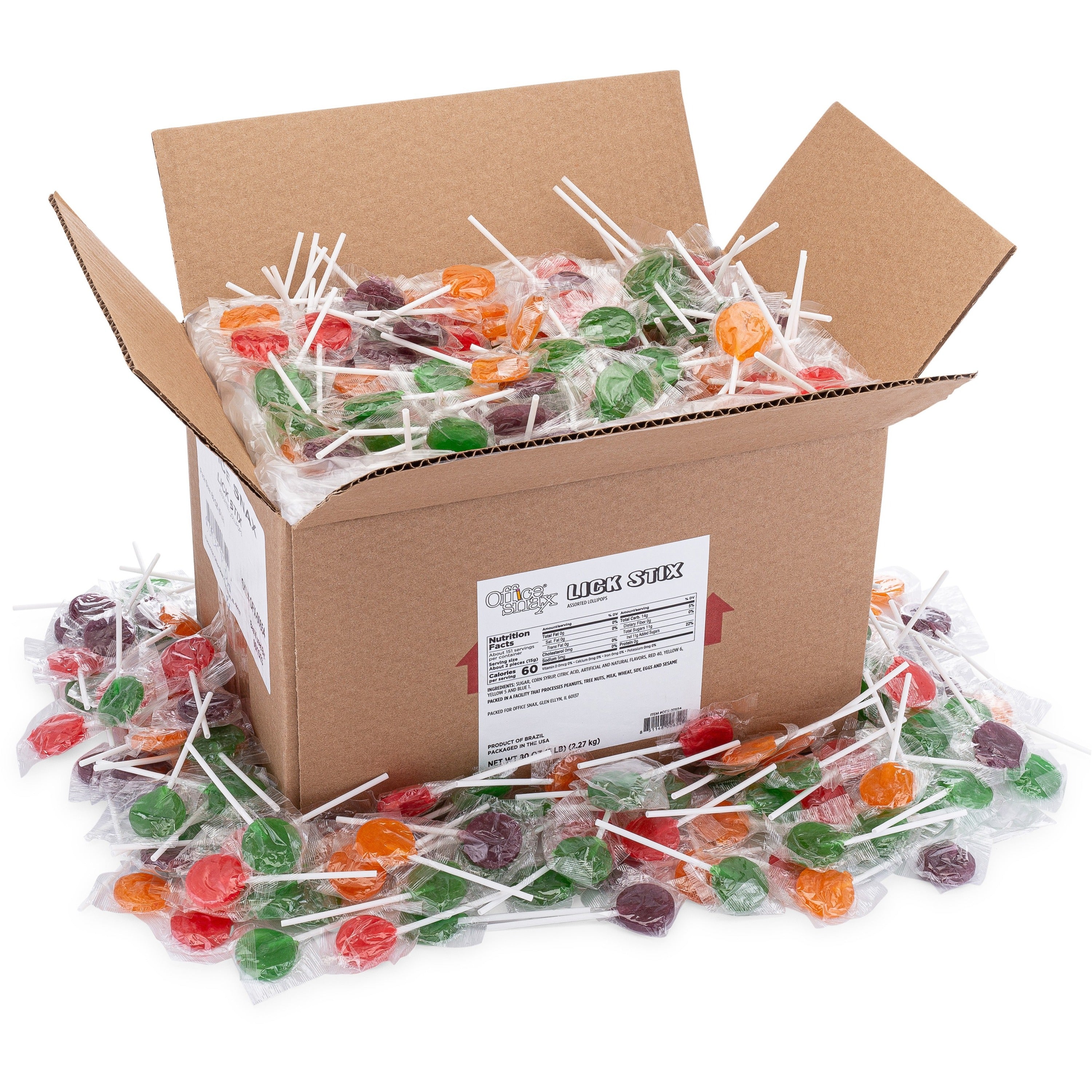 Assorted - Individually Wrapped - 5 lb - 1 Carton