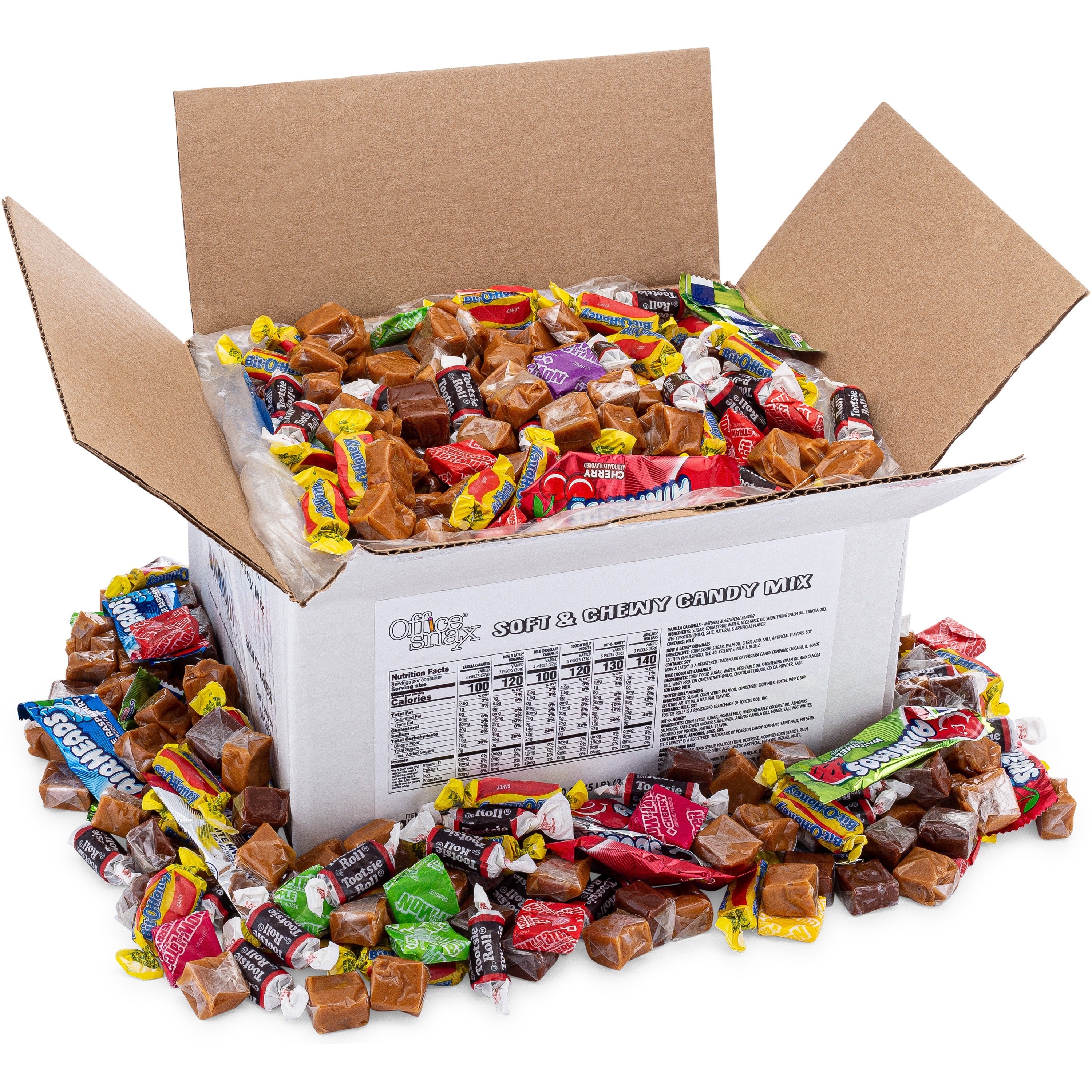 Assorted - Individually Wrapped - 5 lb - 1 Carton