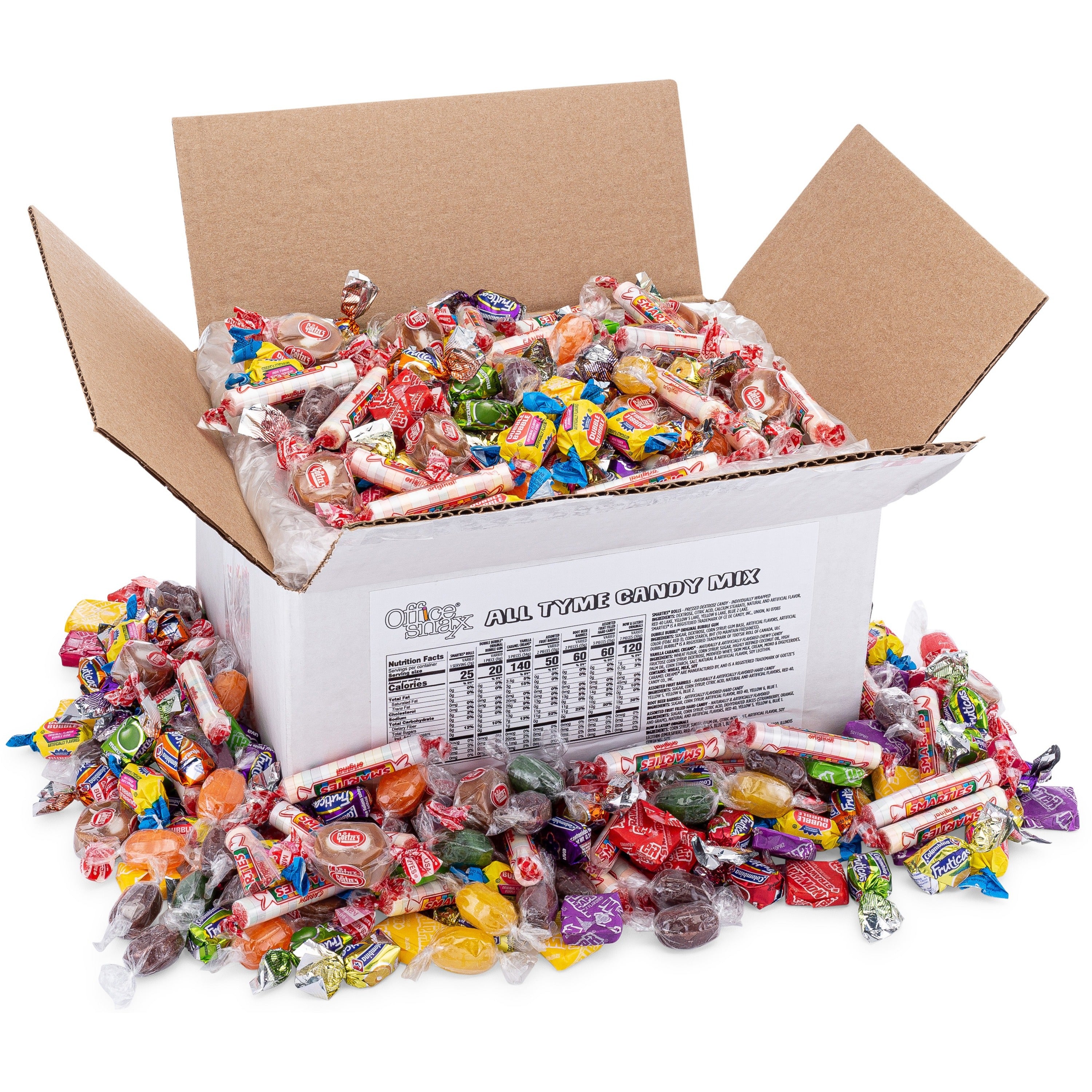 Assorted - Individually Wrapped - 5 lb - 1 Carton