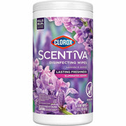 Lavender & Jasmine Scent - Bleach-free, Disinfectant, Long Lasting, Deodorize, Odor Neutralizer - White - 75 Tub - 1 Each