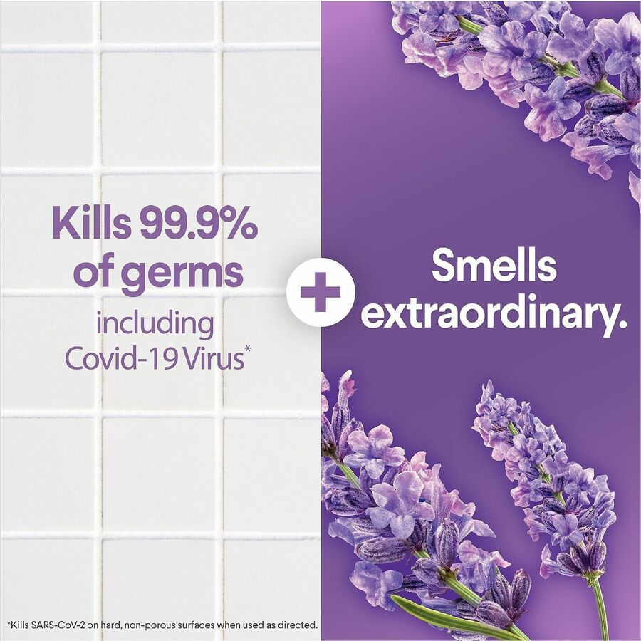 Lavender & Jasmine Scent - Bleach-free, Disinfectant, Long Lasting, Deodorize, Odor Neutralizer - White - 75 Tub - 1 Each