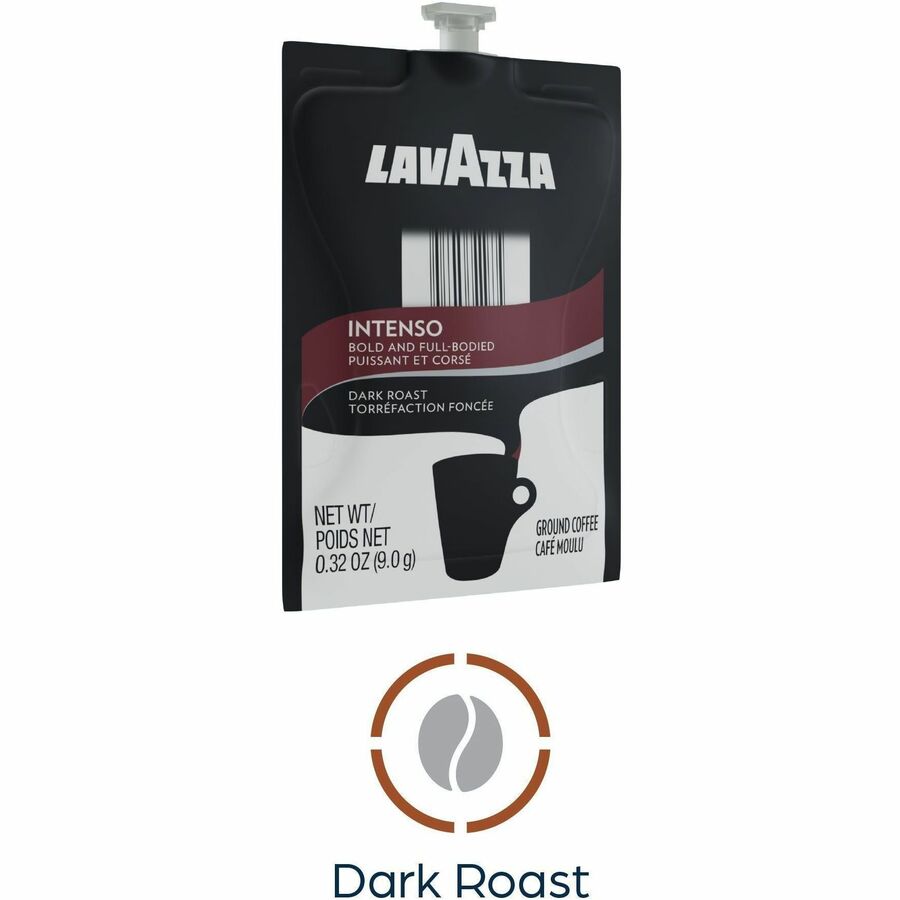 Flavia Intenso Dark Roast Coffee Freshpacks, Arabica & Robusta Blend, Kosher, 0.3 oz Each, 76 Freshpacks per Carton